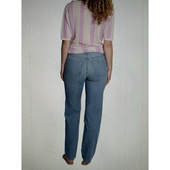 Daily Blue Adriano Goldschmeid Mood Straight Leg Lightweight Jeans Echo Blue 29 - Picture 3 of 14